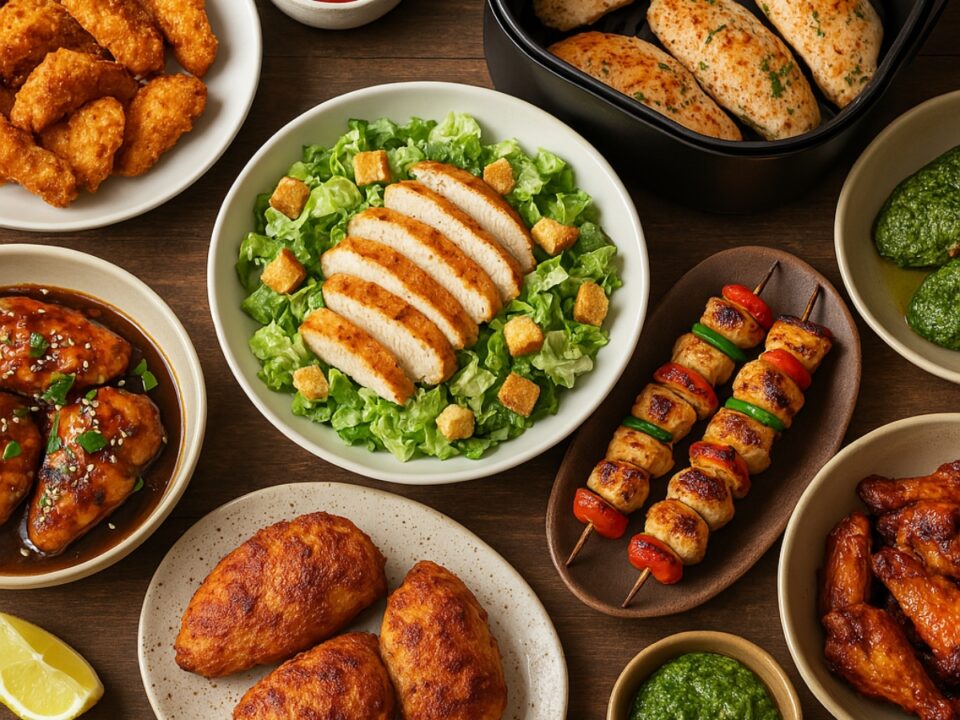 10 Υγιεινές Συνταγές με Κοτόπουλο στο Airfryer που Γίνονται σε Λιγότερο από 20 Λεπτά