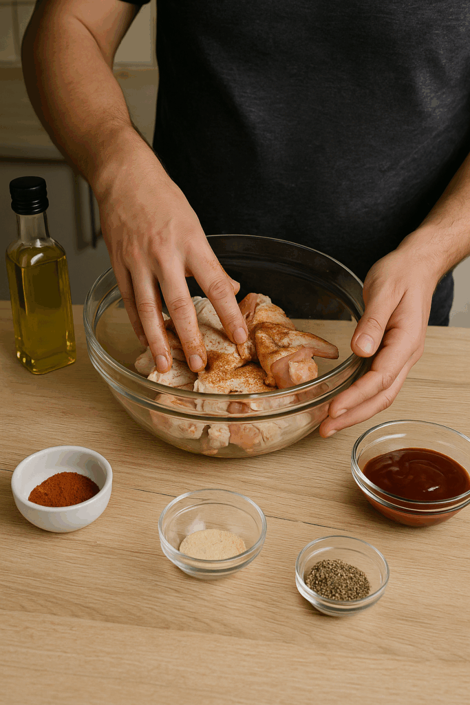 Φτερούγες BBQ στο Air Fryer – Το Απόλυτο Comfort Food