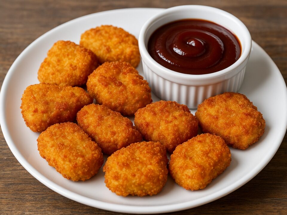 Κοτομπουκιές με σάλτσα μπάρμπεκιου στο Air Fryer