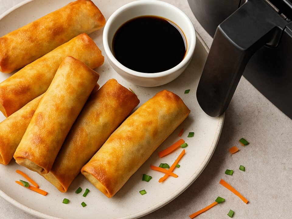 Spring Rolls με λαχανικά στο Air Fryer – Ασιατική Έμπνευση στην Κουζίνα σου