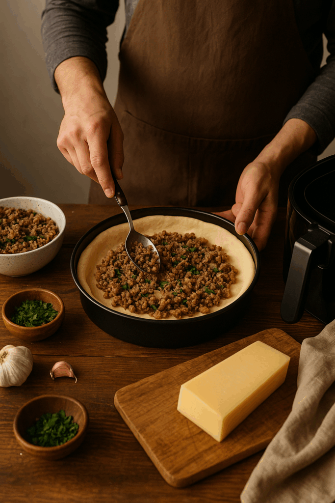 Μικρασιάτικη πίτα με κιμά και ρεγκάτο στο air fryer: Μια γεύση από παράδοση με μοντέρνο twist