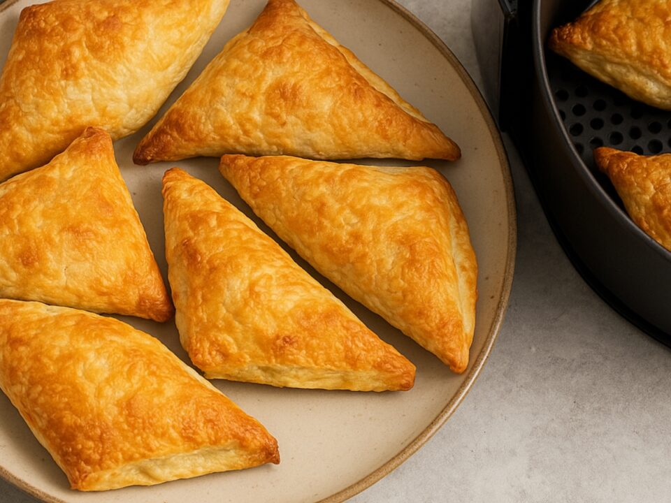 Πιτάκια με τραχανά και φέτα στο air fryer – παραδοσιακό comfort food που ετοιμάζεται πανεύκολα
