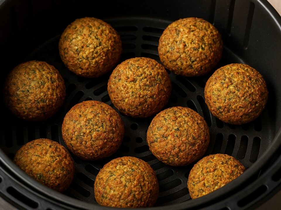 Φαλάφελ τραγανά χωρίς τηγάνισμα στο air fryer