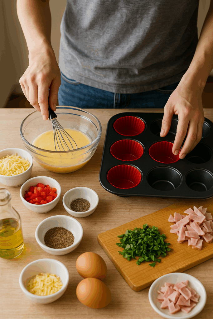 Ατομικές Ομελέτες Muffins στο Air Fryer για Εύκολο Πρωινό