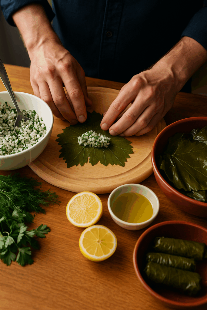 Ντολμαδάκια με αμπελόφυλλα και ρύζι στο Air Fryer: Ο απόλυτος οδηγός