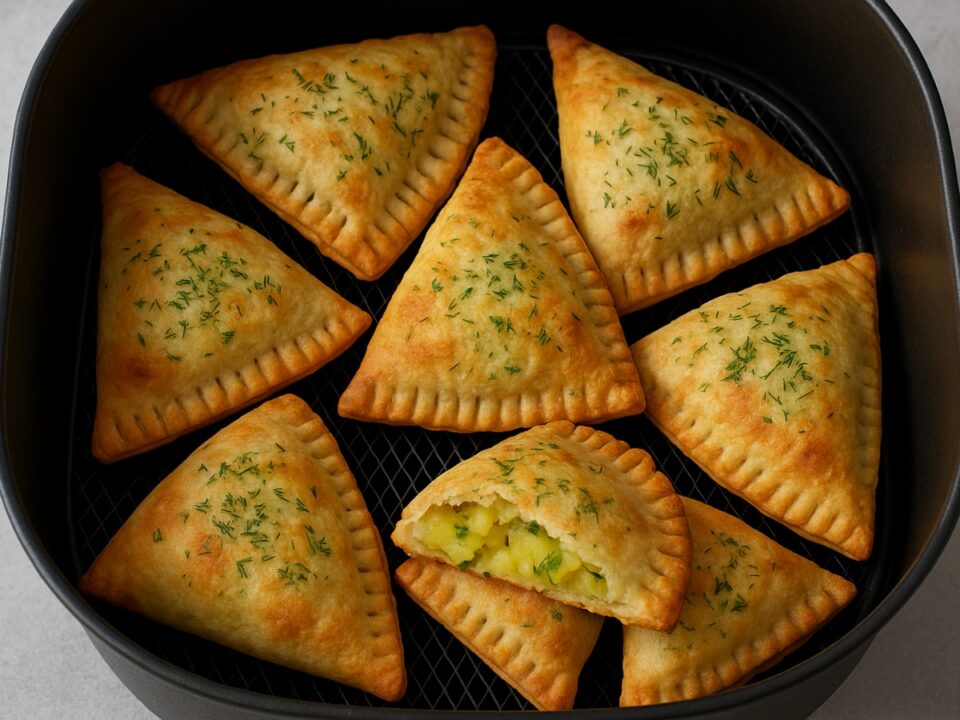 Πιτάκια με πατάτα και μυρωδικά στο air fryer – Το απόλυτο vegetarian comfort food