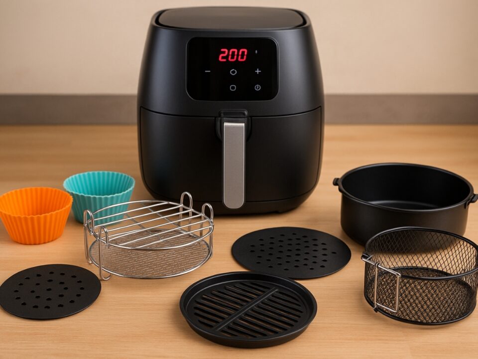 5 πολυχρηστικά αξεσουάρ για το air fryer που θα σου λύσουν τα χέρια