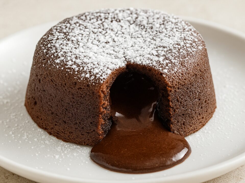 Σουφλέ σοκολάτας στο Air Fryer – Το πιο εύκολο Lava Cake χωρίς φούρνο!