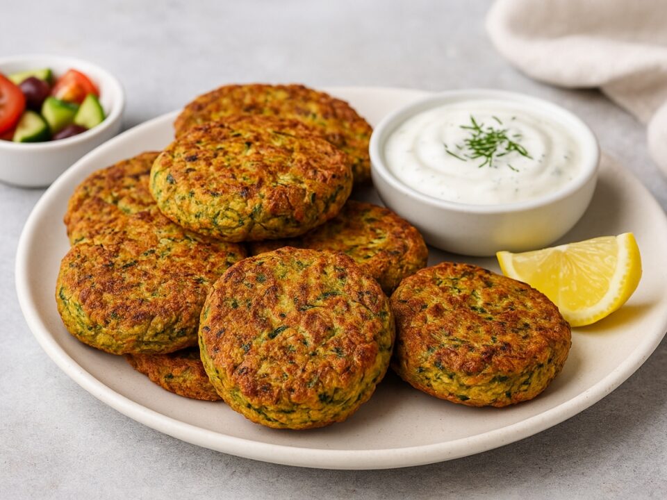 Vegan κολοκυθοκεφτέδες χωρίς τηγάνισμα στο air fryer