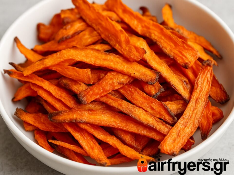 Τσιπς καρότου στο air fryer – χωρίς γλουτένη, τραγανά και υγιεινά