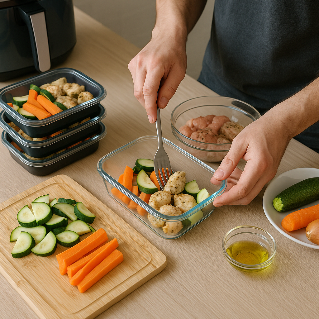 5 καθημερινές συνταγές meal prep στο air fryer για όλη την εβδομάδα
