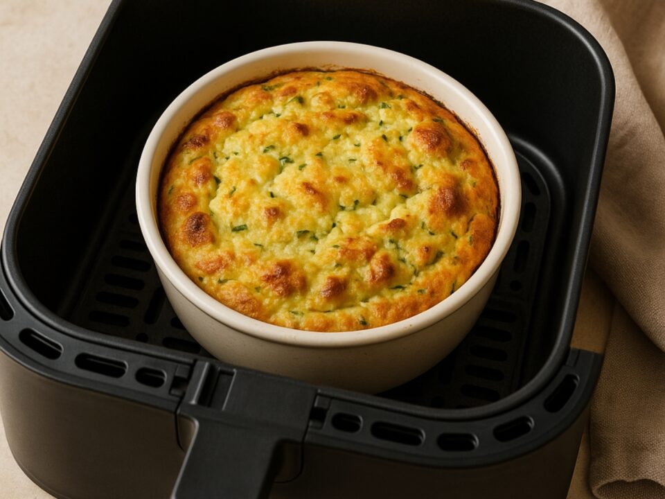 Σουφλέ κολοκυθιού με ανθότυρο στο Air Fryer: Αφράτο, υγιεινό & πανεύκολο