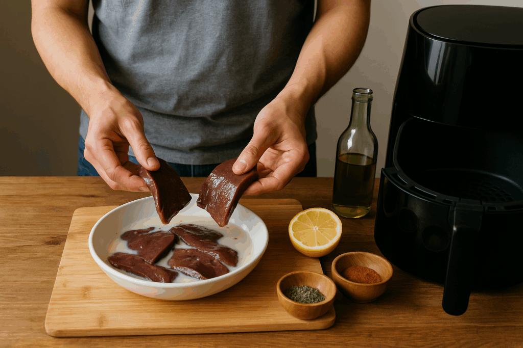 Μοσχαρίσιο συκώτι στο air fryer – Απαλό, χωρίς μυρωδιές