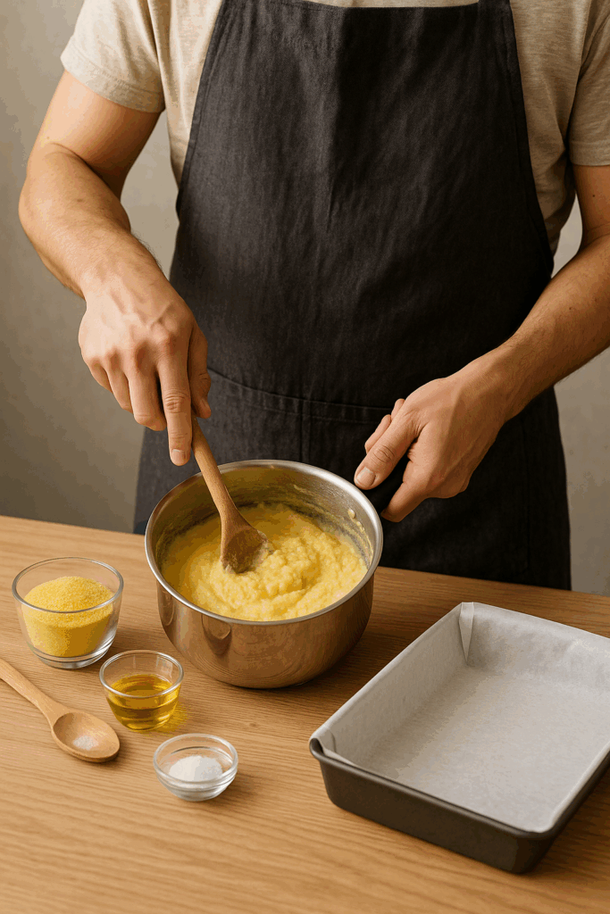 Μπαστουνάκια από πολέντα στο air fryer
