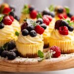 Ατομικό cheesecake με μπισκότο και κρέμα τυριού στο air fryer