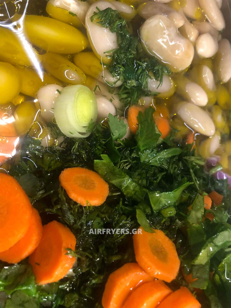 προετοιμασία γίγαντες στο air fryer