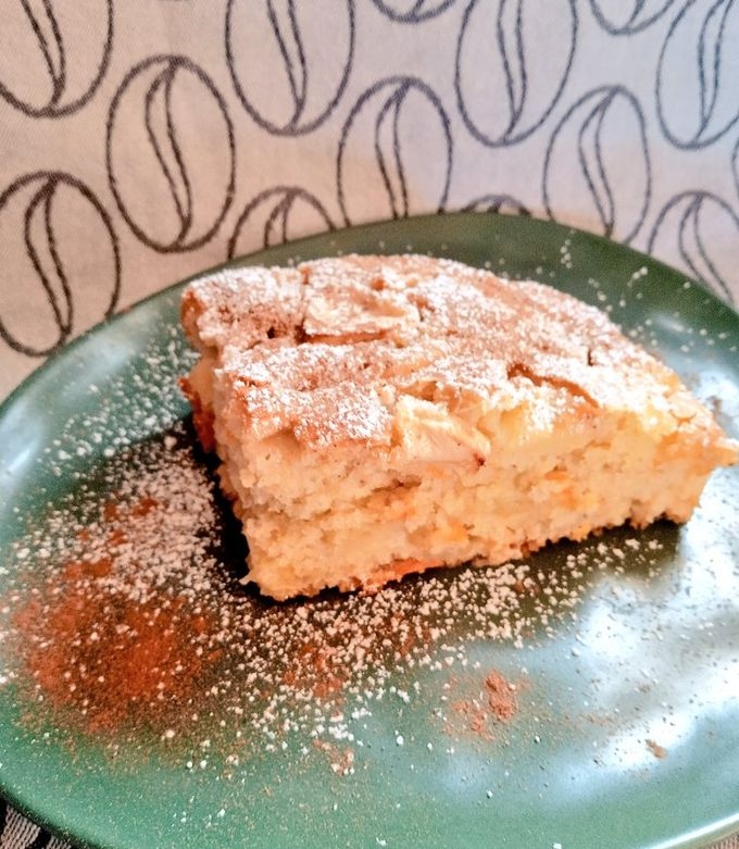 Νηστίσιμη μηλόπιτα στο air fryer