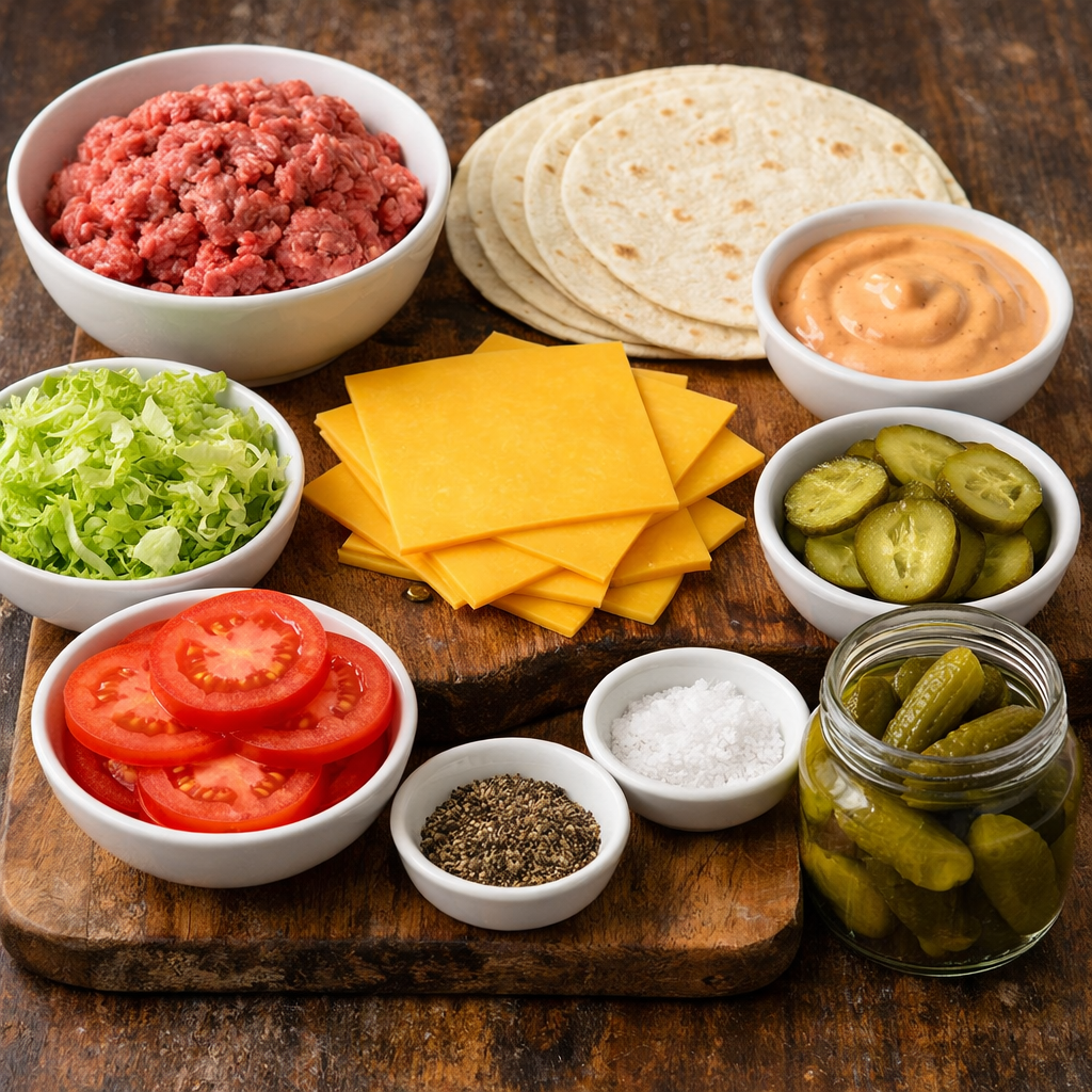 Smash Burger Tacos στο Air Fryer: Το viral street food που φτιάχνεται πανεύκολα στο σπίτι